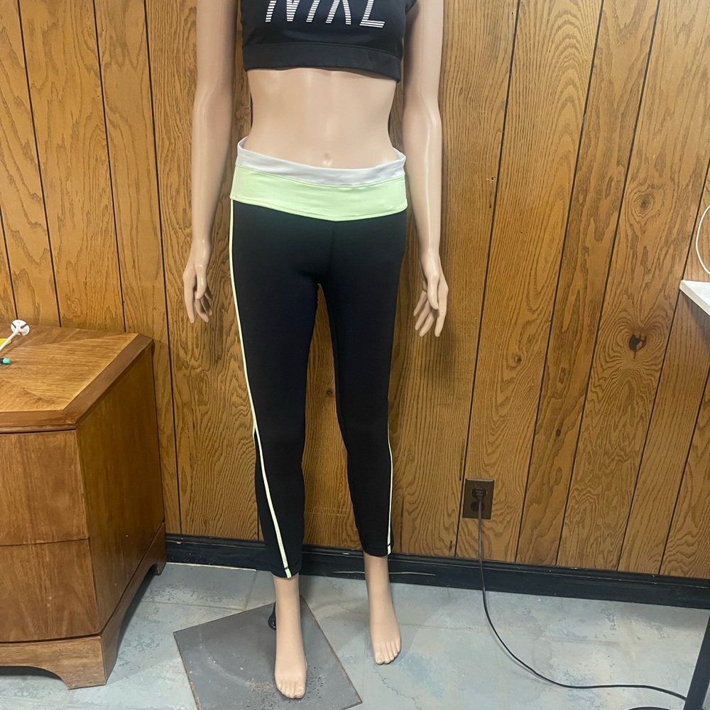 Lululemon" Pant leggings black & Green - Picture 6 of 13